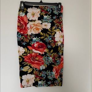 Dressy floral skirt